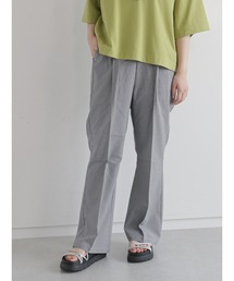 ehka sopo | グラフチェック裾フレアパンツ(その他パンツ)