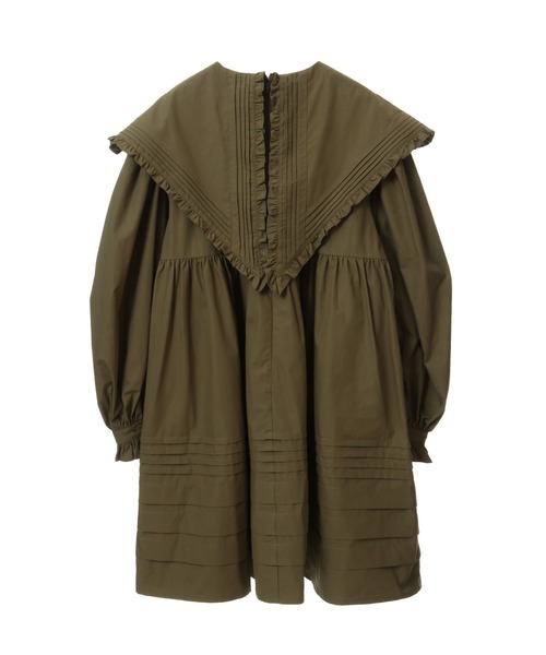 Candy Stripper（キャンディストリッパー）の「CEREMONY BIG COLLAR ドレス（ワンピース・レディース・カーキ/オフホワイト/ブラック・2）」の15枚目の写真