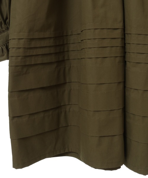 Candy Stripper（キャンディストリッパー）の「CEREMONY BIG COLLAR ドレス（ワンピース・レディース・カーキ/オフホワイト/ブラック・2）」の12枚目の写真