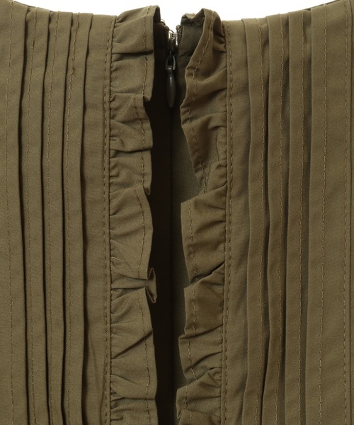 Candy Stripper（キャンディストリッパー）の「CEREMONY BIG COLLAR ドレス（ワンピース・レディース・カーキ/オフホワイト/ブラック・2）」の14枚目の写真