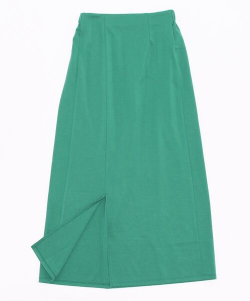 HONEYSUCKLE ROSE（ハニーサックルローズ）の「【HONEYSUCKLE ROSE】フロントスリットスカート（スカート・レディース・ブラック/ダークブラウン/ブルー/グリーン/パープル/レッド/オレンジ・M/L）」の9枚目の写真