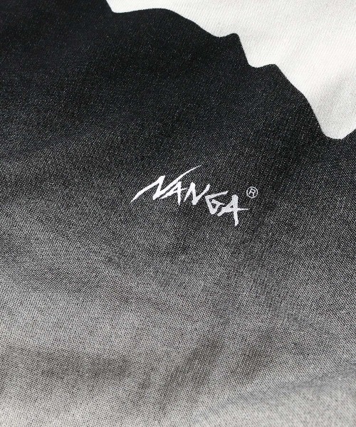 NANGA(ナンガ)の「ECO HYBRID RIDGE LINE PRINT L/S TEE/エコハイブリッドリッジラインプリントロングスリーブティー(Tシャツ/カットソー・メンズ・ホワイト/ブラック・S/M/L/XL)」の10枚目の写真