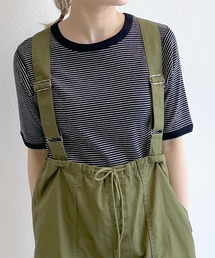 w closet | テレコボーダークルーネックプルオーバー(Tシャツ/カットソー)