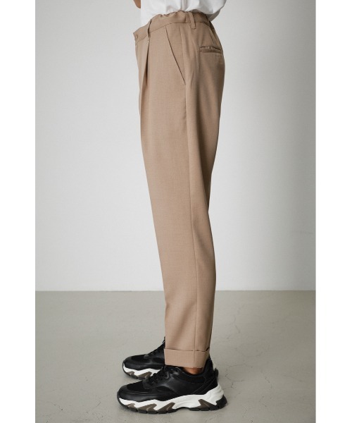 AZUL by moussy（アズールバイマウジー）の「CENTER CREASE TROUSERS/センタークリーストラウザー（その他パンツ・メンズ・ベージュ/ブラック・LARGE/SMALL/MEDIUM）」の7枚目の写真