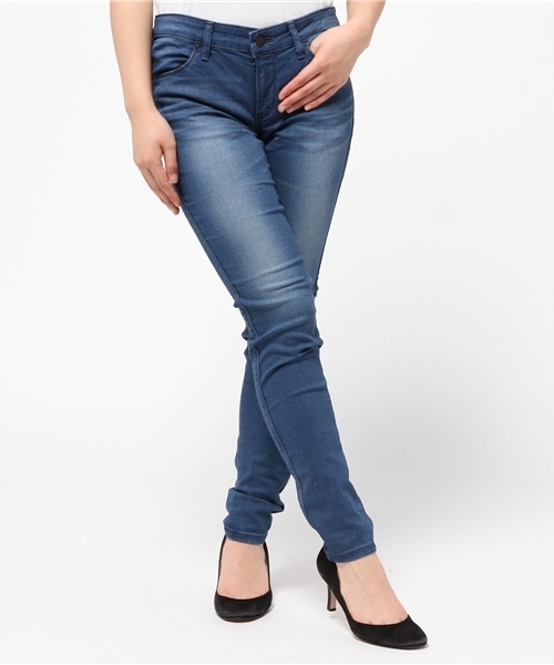 Lee（リー）の「Lee JEGGINS SKINNY（デニムパンツ・レディース・グレー/インディゴブルー・36/38）」の2枚目の写真