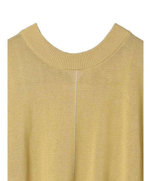 Green　Parks（グリーンパークス）の「配色ハイゲージニットベスト（ベスト・レディース・ダークグレー/アイボリー/イエロー・FREE）」の22枚目の写真