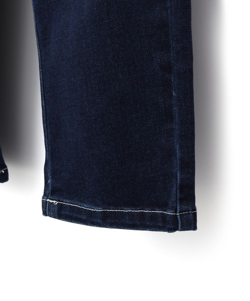 MAKE YOUR DAY（メイクユアデイ）の「ストレッチデニムリボンパンツ■80～140cm（デニムパンツ・キッズ・ネイビー/ブルー・100/120/130/140/110/80/90）」の10枚目の写真