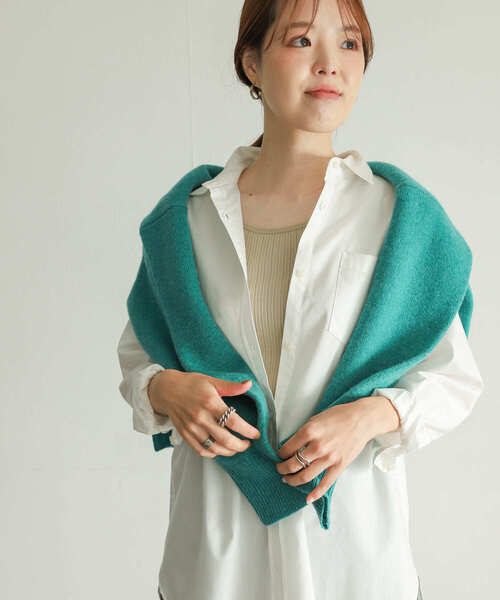 URBAN RESEARCH DOORS（アーバンリサーチドアーズ）の「アイレットテレコタンクトップ（タンクトップ・レディース・ブラック/オフホワイト/レッド/ベージュ系その他・MEDIUM）」の18枚目の写真