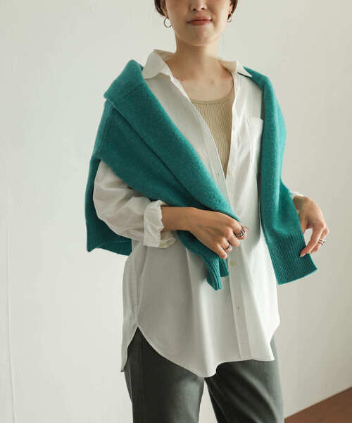 URBAN RESEARCH DOORS（アーバンリサーチドアーズ）の「アイレットテレコタンクトップ（タンクトップ・レディース・ブラック/オフホワイト/レッド/ベージュ系その他・MEDIUM）」の17枚目の写真