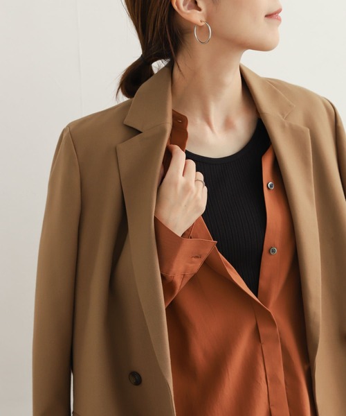 URBAN RESEARCH DOORS（アーバンリサーチドアーズ）の「アイレットテレコタンクトップ（タンクトップ・レディース・ブラック/オフホワイト/レッド/ベージュ系その他・MEDIUM）」の16枚目の写真