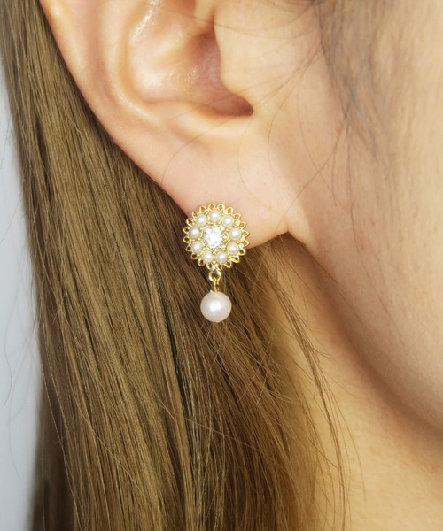 Placebo（プラシーボ）の「【ニッケルフリー】アソート ノンホールピアス 日本製（イヤリング・レディース・ゴールド系その他4/ゴールド/ゴールド系その他/ゴールド系その他2/ゴールド系その他3・FREE）」の2枚目の写真