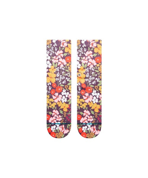 STANCE(スタンス)の「【STANCE/スタンス】DITZ CREW クルーソックス(ソックス/靴下・レディース・バーガンディー・SMALL)」の2枚目の写真