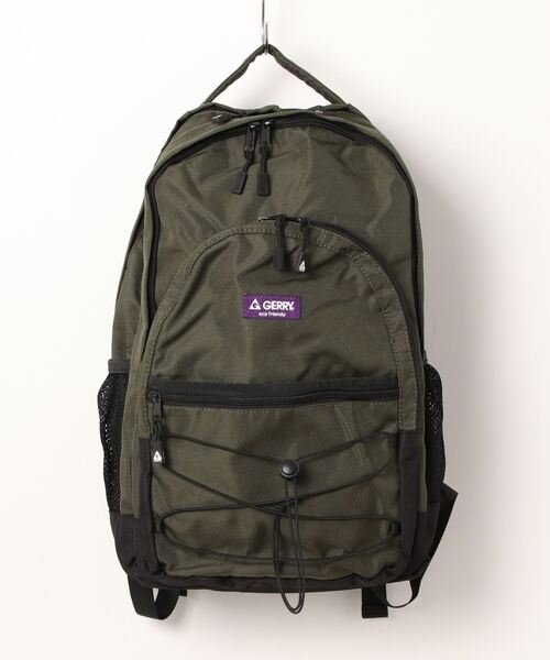 GERRY(ジェリー)の「【GERRY/ジェリー】REPREVE バックパック リュック(バックパック/リュック・メンズ・ブラック/カーキ/チャコールグレー・FREE)」の1枚目の写真