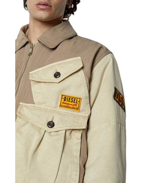 DIESEL（ディーゼル）の「メンズ ウィンタージャケット（ミリタリー