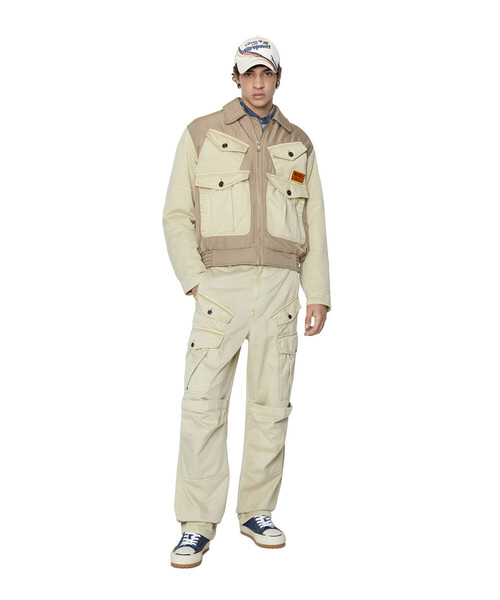 DIESEL（ディーゼル）の「メンズ ウィンタージャケット（ミリタリージャケット・メンズ・ネイビー・MEDIUM/LARGE/SMALL/X-LARGE）」の8枚目の写真