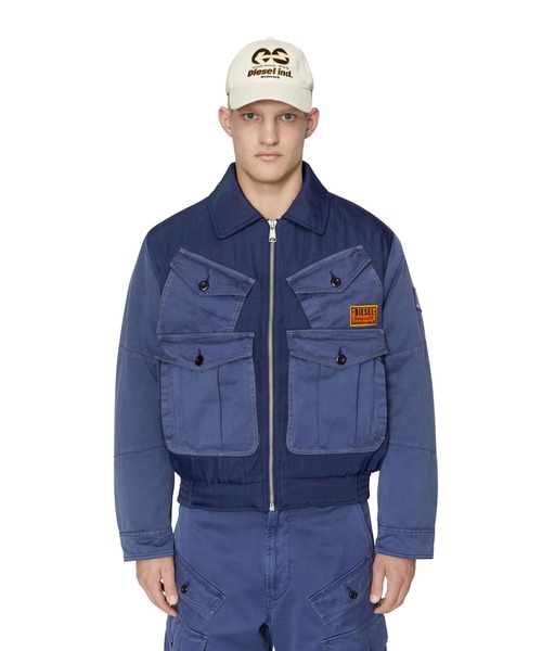 新品　ディーゼル　ミニタリージャケット 中古・古着通販】DIESEL (ディーゼル) 加工M65ミリタリー