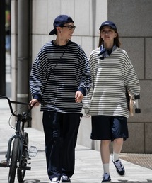 オーバーサイズボーダーロンTee(NEZ)