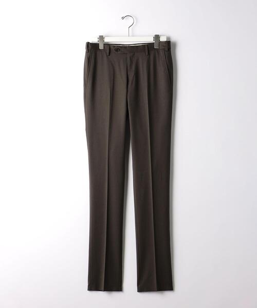 green label relaxing（グリーンレーベルリラクシング）の「TWPU サキソニー NP スラックス -ウォッシャブル・ストレッチ・防シワ・ウエストアジャスター-（スラックス・メンズ・ブラウン/グレー/ダークグレー・M/L/XL/S）」の10枚目の写真