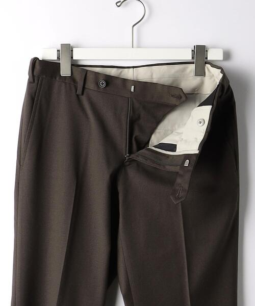 green label relaxing（グリーンレーベルリラクシング）の「TWPU サキソニー NP スラックス -ウォッシャブル・ストレッチ・防シワ・ウエストアジャスター-（スラックス・メンズ・ブラウン/グレー/ダークグレー・M/L/XL/S）」の12枚目の写真