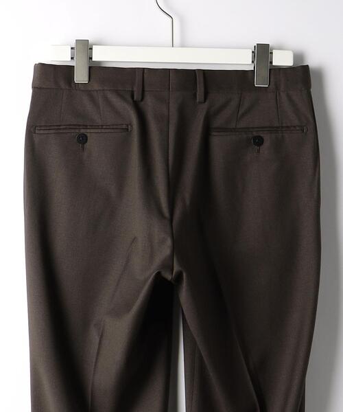 green label relaxing（グリーンレーベルリラクシング）の「TWPU サキソニー NP スラックス -ウォッシャブル・ストレッチ・防シワ・ウエストアジャスター-（スラックス・メンズ・ブラウン/グレー/ダークグレー・M/L/XL/S）」の13枚目の写真