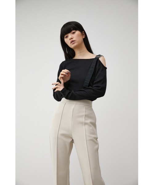 moussy ONE SHOULDER TEE ワンショルダーティー MOUSSY | ONE SHOULDER TEE (Tシャツ・カットソー(半袖) ) |SHEL