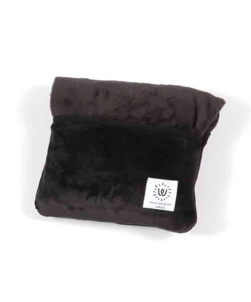 LAKOLE（ラコレ）の「2WAYマイクロファイバーBIGブランケット / 156693（ブランケット・レディース・ベージュ/グレー/ブラック・FREE）」の11枚目の写真
