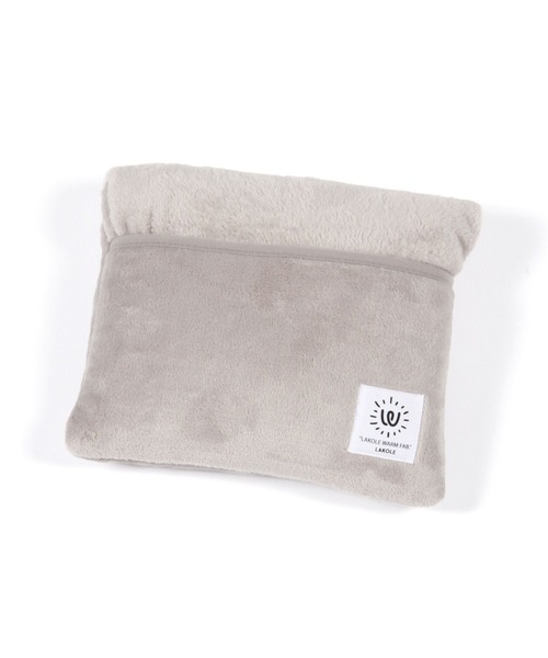 LAKOLE（ラコレ）の「2WAYマイクロファイバーBIGブランケット / 156693（ブランケット・レディース・ベージュ/グレー/ブラック・FREE）」の6枚目の写真