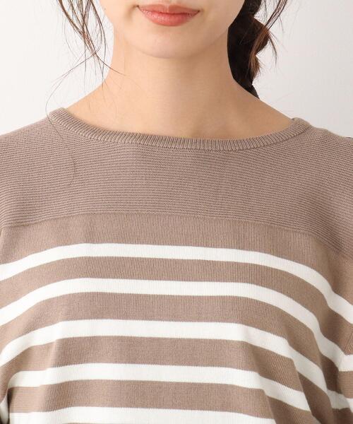 DRESKIP(ドレスキップ)の「◆袖ボタンガーター切り替えニット(ニット/セーター・レディース・ブルー/ブラック系2/ベージュ系その他2/マスタード・02/03/04)」の8枚目の写真