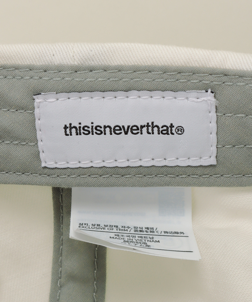 thisisneverthat（ディスイズネバーザット）の「【thisisneverthat / ディスイズネバーザット】T-LOGO CAP（キャップ・メンズ・ブラック/ベージュ/ホワイト系その他・FREE）」の19枚目の写真