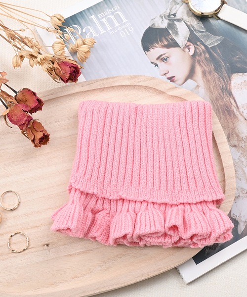 Felt-Maglietta（フェルトマリエッタ）の「付け襟タートルネックニットカラー（付け襟・レディース・キャメル/ピンク/パープル/ベージュ/グレー/ブラック/イエロー/ホワイト/レッド/ワイン・FREE）」の9枚目の写真