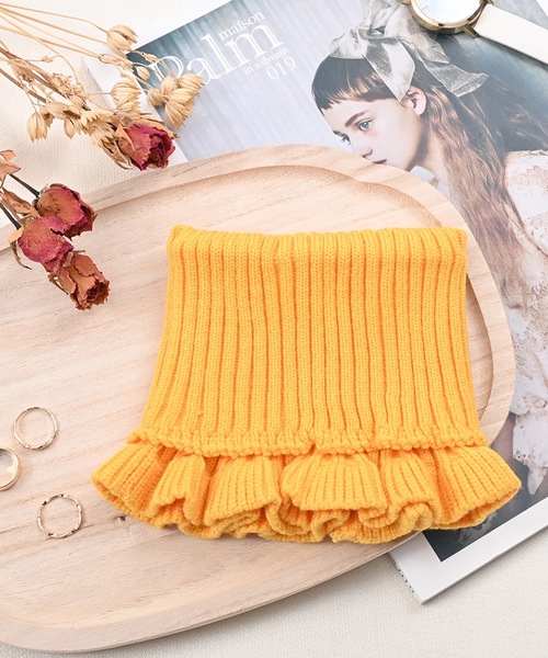 Felt-Maglietta（フェルトマリエッタ）の「付け襟タートルネックニットカラー（付け襟・レディース・キャメル/ピンク/パープル/ベージュ/グレー/ブラック/イエロー/ホワイト/レッド/ワイン・FREE）」の7枚目の写真