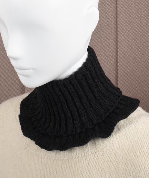 Felt-Maglietta（フェルトマリエッタ）の「付け襟タートルネックニットカラー（付け襟・レディース・キャメル/ピンク/パープル/ベージュ/グレー/ブラック/イエロー/ホワイト/レッド/ワイン・FREE）」の3枚目の写真