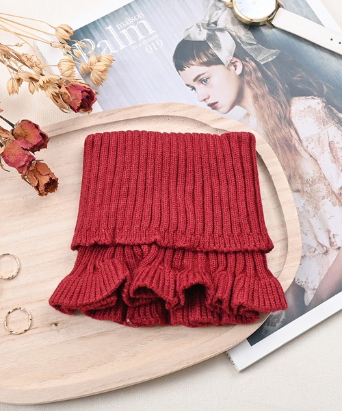 Felt-Maglietta（フェルトマリエッタ）の「付け襟タートルネックニットカラー（付け襟・レディース・キャメル/ピンク/パープル/ベージュ/グレー/ブラック/イエロー/ホワイト/レッド/ワイン・FREE）」の13枚目の写真