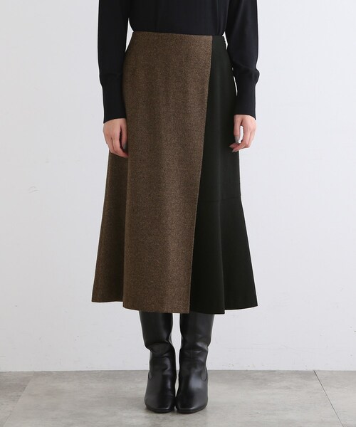 INDIVI（インディヴィ）の「◆【ツィード/ウール混】マーメードスカート（スカート・レディース・グレー系その他4/ブラウン系4/ライトグリーン系/ピンク系8・40/38/36/03/05/12/15 /13/19）」の21枚目の写真