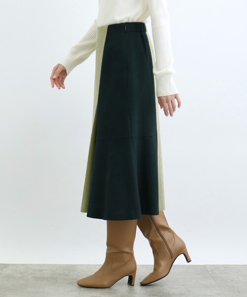 INDIVI（インディヴィ）の「◆【ツィード/ウール混】マーメードスカート（スカート・レディース・グレー系その他4/ブラウン系4/ライトグリーン系/ピンク系8・40/38/36/03/05/12/15 /13/19）」の10枚目の写真