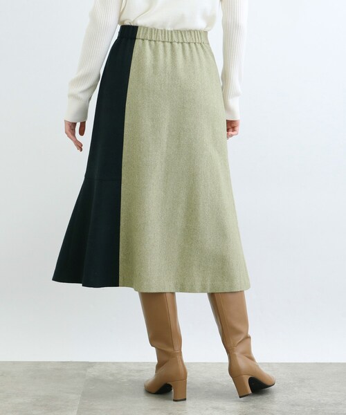 INDIVI（インディヴィ）の「◆【ツィード/ウール混】マーメードスカート（スカート・レディース・グレー系その他4/ブラウン系4/ライトグリーン系/ピンク系8・40/38/36/03/05/12/15 /13/19）」の6枚目の写真