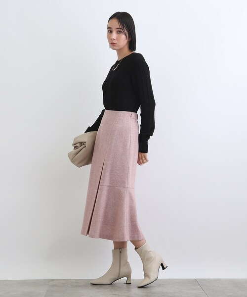 INDIVI（インディヴィ）の「◆【ツィード/ウール混】マーメードスカート（スカート・レディース・グレー系その他4/ブラウン系4/ライトグリーン系/ピンク系8・40/38/36/03/05/12/15 /13/19）」の19枚目の写真