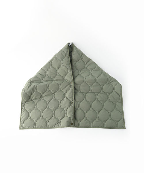 SLOBE IENA（スローブイエナ）の「SLOBE IENA キルティングマフラー（マフラー・レディース・カーキ/ホワイト・FREE）」の20枚目の写真