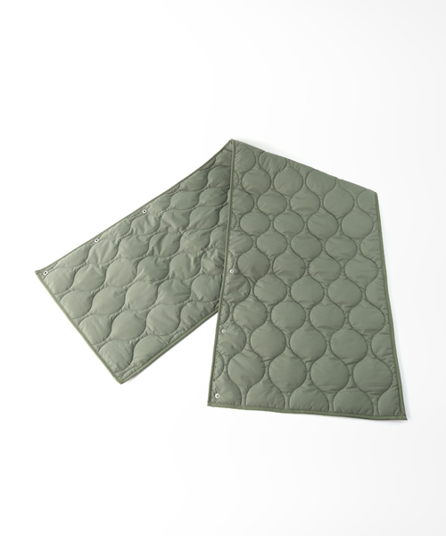 SLOBE IENA（スローブイエナ）の「SLOBE IENA キルティングマフラー（マフラー・レディース・カーキ/ホワイト・FREE）」の21枚目の写真