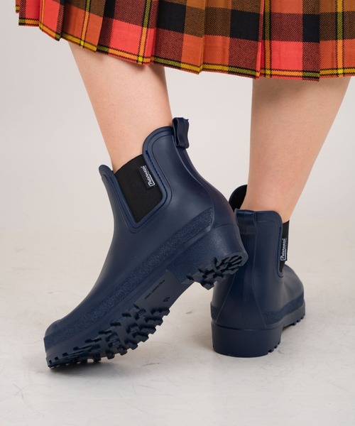 PATERNAZZI（パテルナッツィ）の「【PATERNAZZI/パテルナッツィ】イタリア製ショートレインブーツ サイドゴア（レインシューズ・レディース・ネイビー/ブラック/ダークグリーン/ダークブラウン/ダークグレー・36/37/38/39）」の9枚目の写真