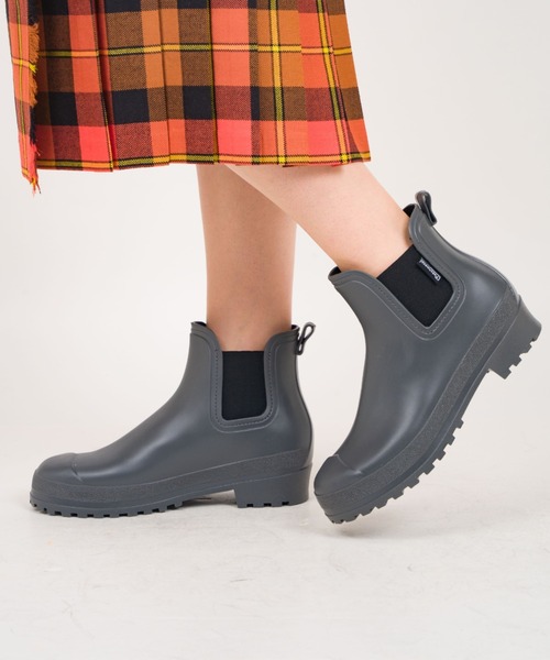 PATERNAZZI（パテルナッツィ）の「【PATERNAZZI/パテルナッツィ】イタリア製ショートレインブーツ サイドゴア（レインシューズ・レディース・ネイビー/ブラック/ダークグリーン/ダークブラウン/ダークグレー・36/37/38/39）」の22枚目の写真