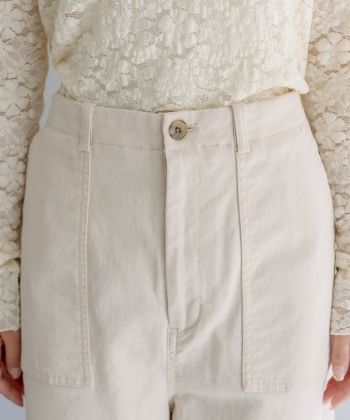 PUAL CE CIN（ピュアルセシン）の「JAPAN MADEベイカーコクーンパンツ（その他パンツ・レディース・ナチュラル/カーキ・FREE）」の6枚目の写真