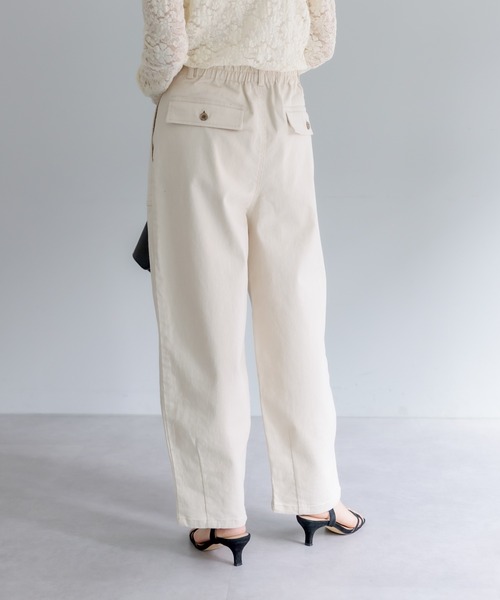 PUAL CE CIN（ピュアルセシン）の「JAPAN MADEベイカーコクーンパンツ（その他パンツ・レディース・ナチュラル/カーキ・FREE）」の16枚目の写真