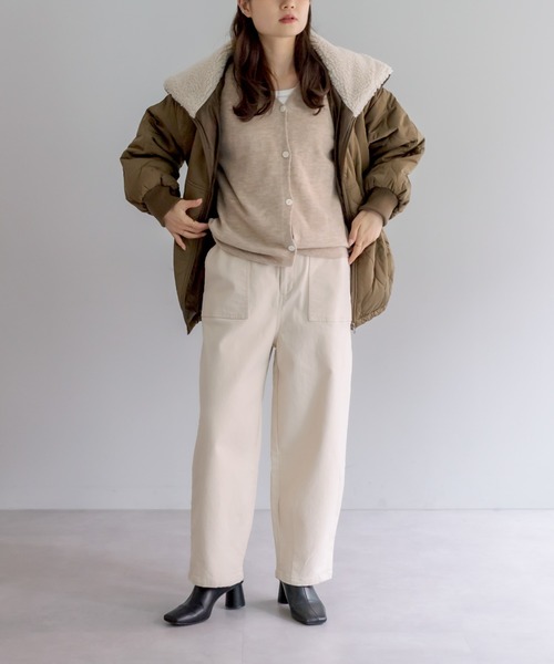 PUAL CE CIN（ピュアルセシン）の「JAPAN MADEベイカーコクーンパンツ（その他パンツ・レディース・ナチュラル/カーキ・FREE）」の18枚目の写真