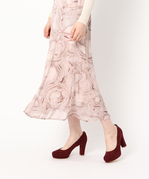 ESPERANZA(エスペランサ)の「◆【日本製】厚底3WAYチャンキーヒールパンプス消臭抗菌モデル(パンプス・レディース・グレイッシュベージュ/ブラック系/ブラック系1/ワイン系・22.5cm/23.5cm/24.5cm/25.5cm/23.0cm/24.0cm/25.0cm/22.0cm/21.5cm)」の4枚目の写真