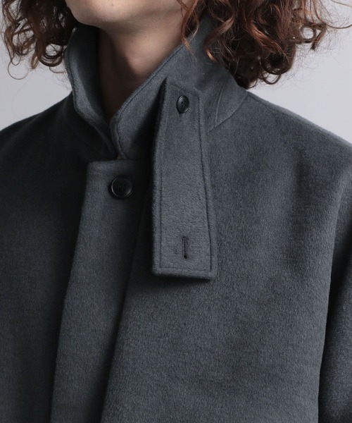 HARE(ハレ)の「ウールフラシブルゾン(HARE)(ブルゾン・メンズ・ブラック/ライトブルー/グレー・SMALL/MEDIUM)」の9枚目の写真