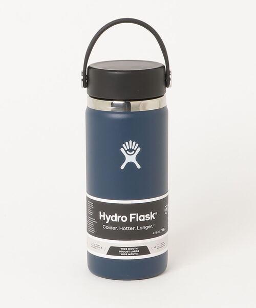 ムラサキスポーツ(ムラサキスポーツ)の「Hydro Flask/ハイドロフラスク ステンレスボトル ハイドレーション ワイドマウス 16oz 5089022(水筒・メンズ・インディゴブルー/レッド・FREE)」の8枚目の写真