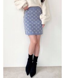 RESEXXY | モノグラムニットミニスカート(スカート)