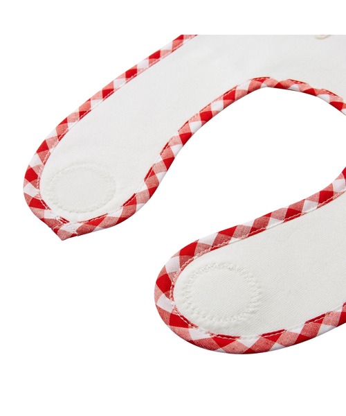 MIKI HOUSE(ミキハウス)の「プッチー&うさこスタイ(スタイ/よだれかけ・キッズ・レッド/マルチ・ONE SIZE)」の4枚目の写真