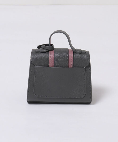 NOLLEY’S(ノーリーズ)の「【roberto pancani/ロベルトパンカーニ】2トーンミニレザーポシェット(ショルダーバッグ・レディース・グレー系その他3/ベージュ系その他3・FREE)」の5枚目の写真